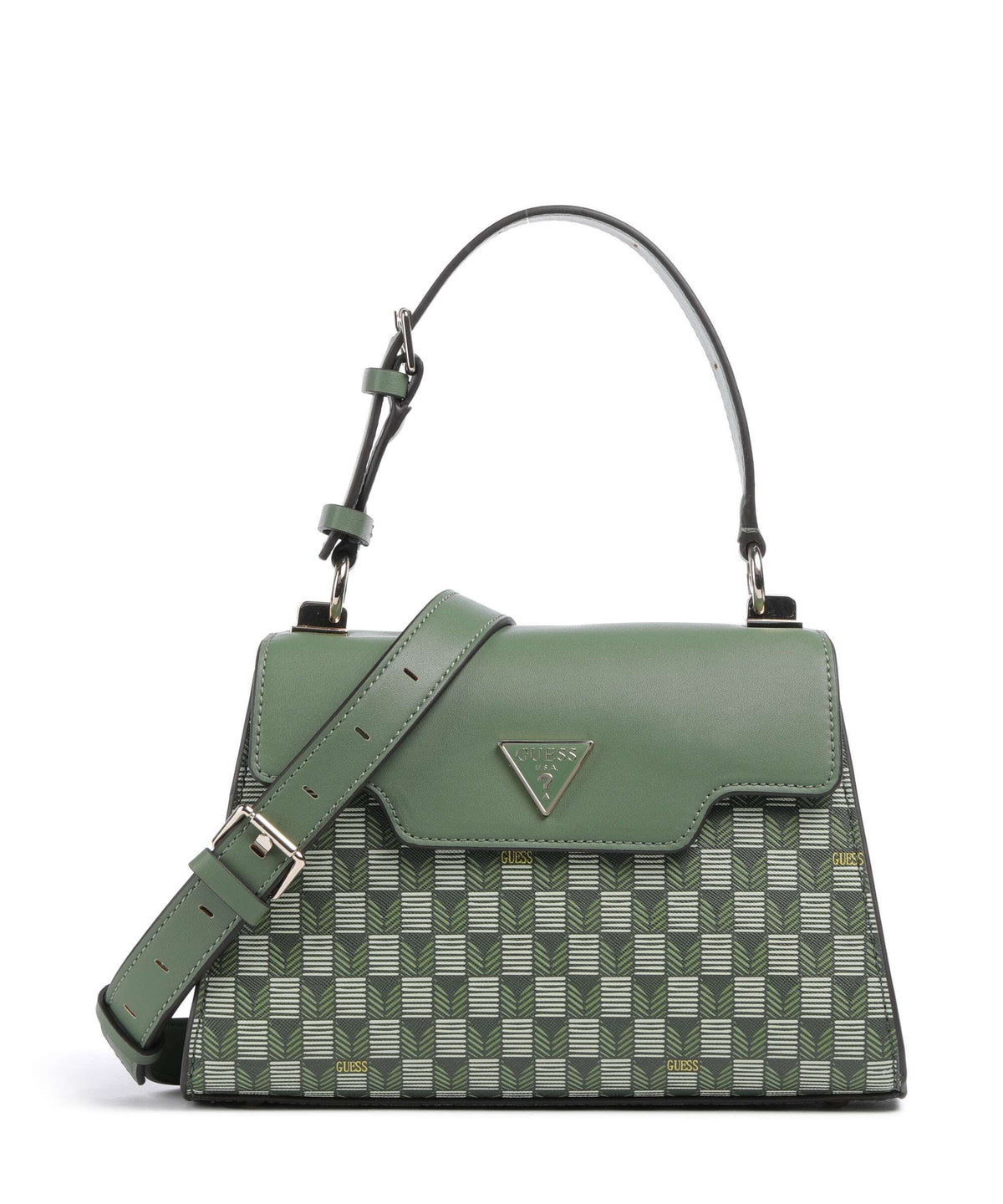 Guess G Wave Handbag green logo