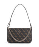 Guess Noelle Q Logo Shoulder bag brown logo