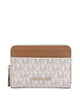 Michael Kors Jet Set Portfel vanilla/acorn