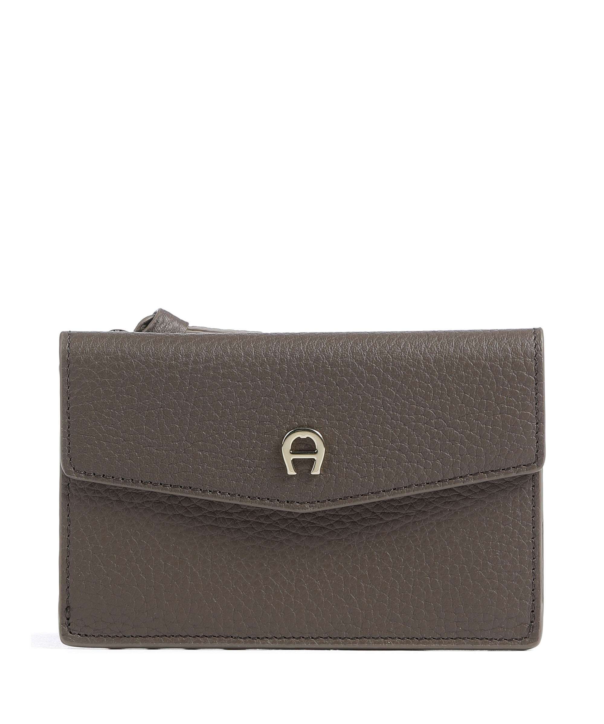 Aigner Vika Credit card holder coal brown