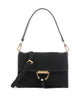 Abro Suede Temi Stitch Torba na ramię black/gold