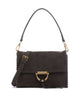 Abro Suede Temi Stitch Torba na ramię dark brown