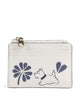 Radley London Cut Out Floral Etui na karty kredytowe chalk