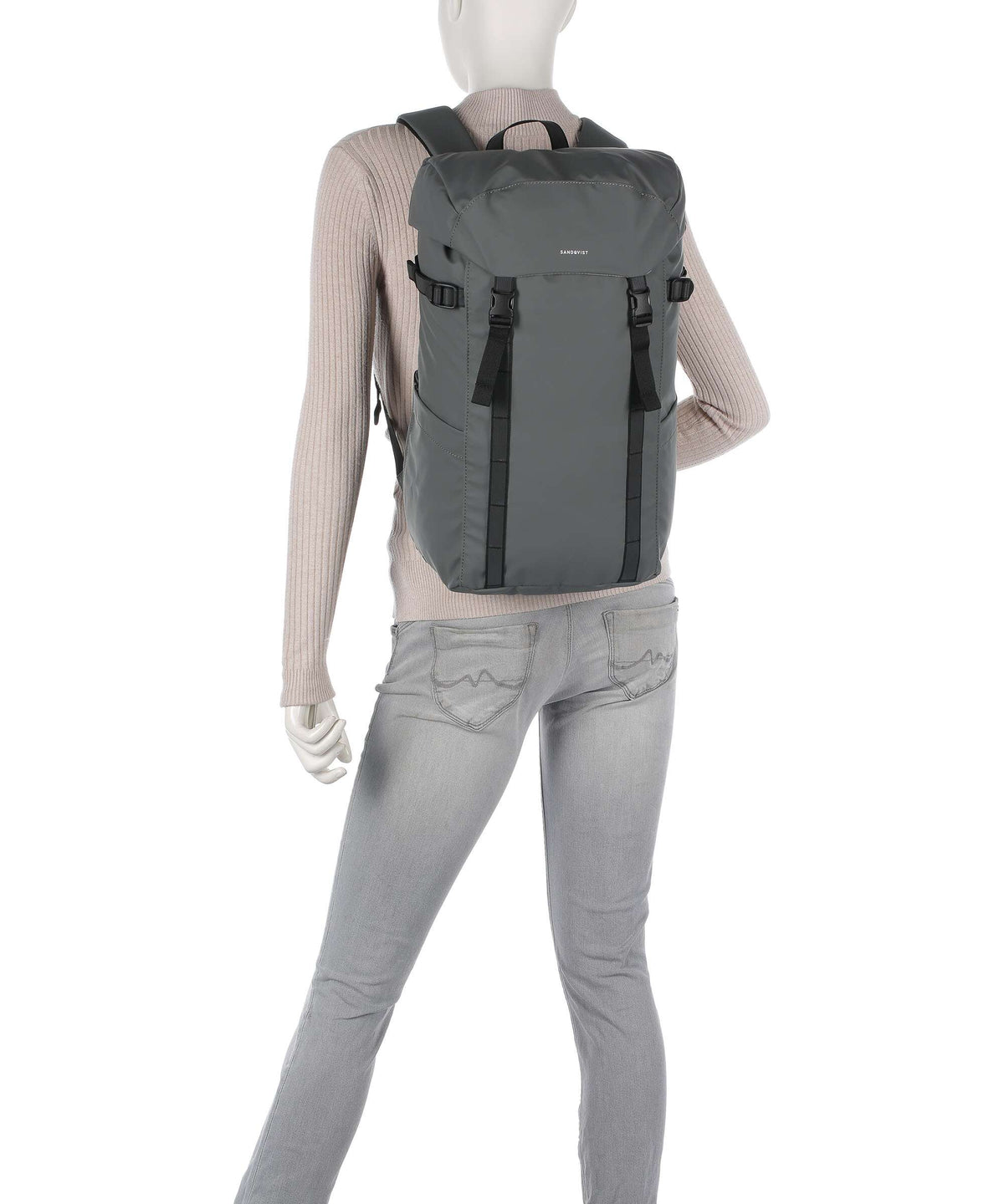 Sandqvist Stream Jonatan Backpack black