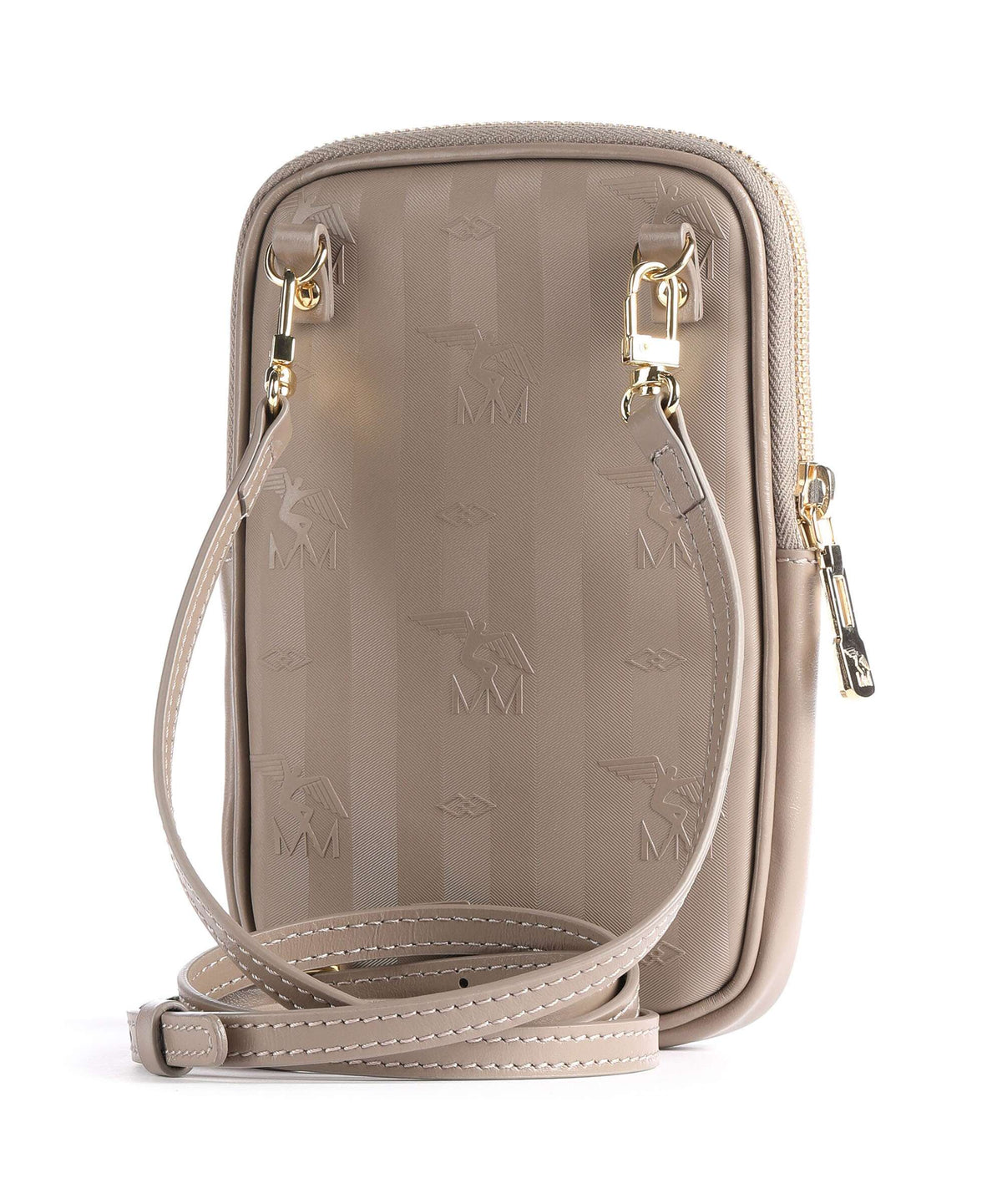 Maison Mollerus Vinerus Wildhorn Phone bag taupe