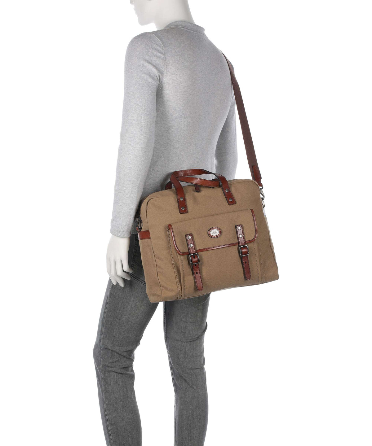 The Bridge Guido Briefcase natural