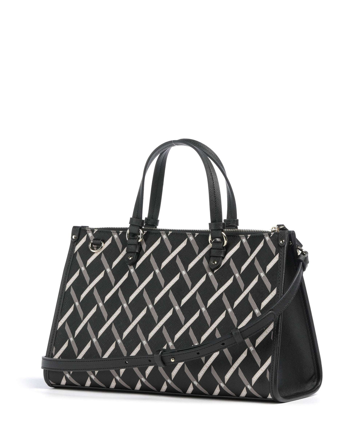 Armani Exchange Gynger Logo M Handbag black