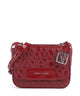 Armani Exchange Liz Patent Torba przez ramię red dahlia