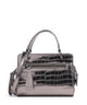 Armani Exchange Diane Mini Croco Torba przez ramię gunmetal