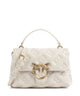 Pinko Love Lady Puff Mini Torebka bianco seta/antique gold