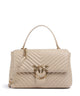 Pinko Love Lady Puff Big Torebka beige/grigio fumo/antique gold