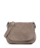Coccinelle Rebekka Suede Torba przez ramię warm taupe