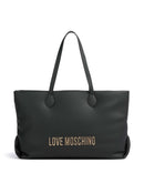Love Moschino Bold Love Hammered Torba na zakupy black