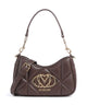 Love Moschino Embossed Q Torba na ramię chocolate