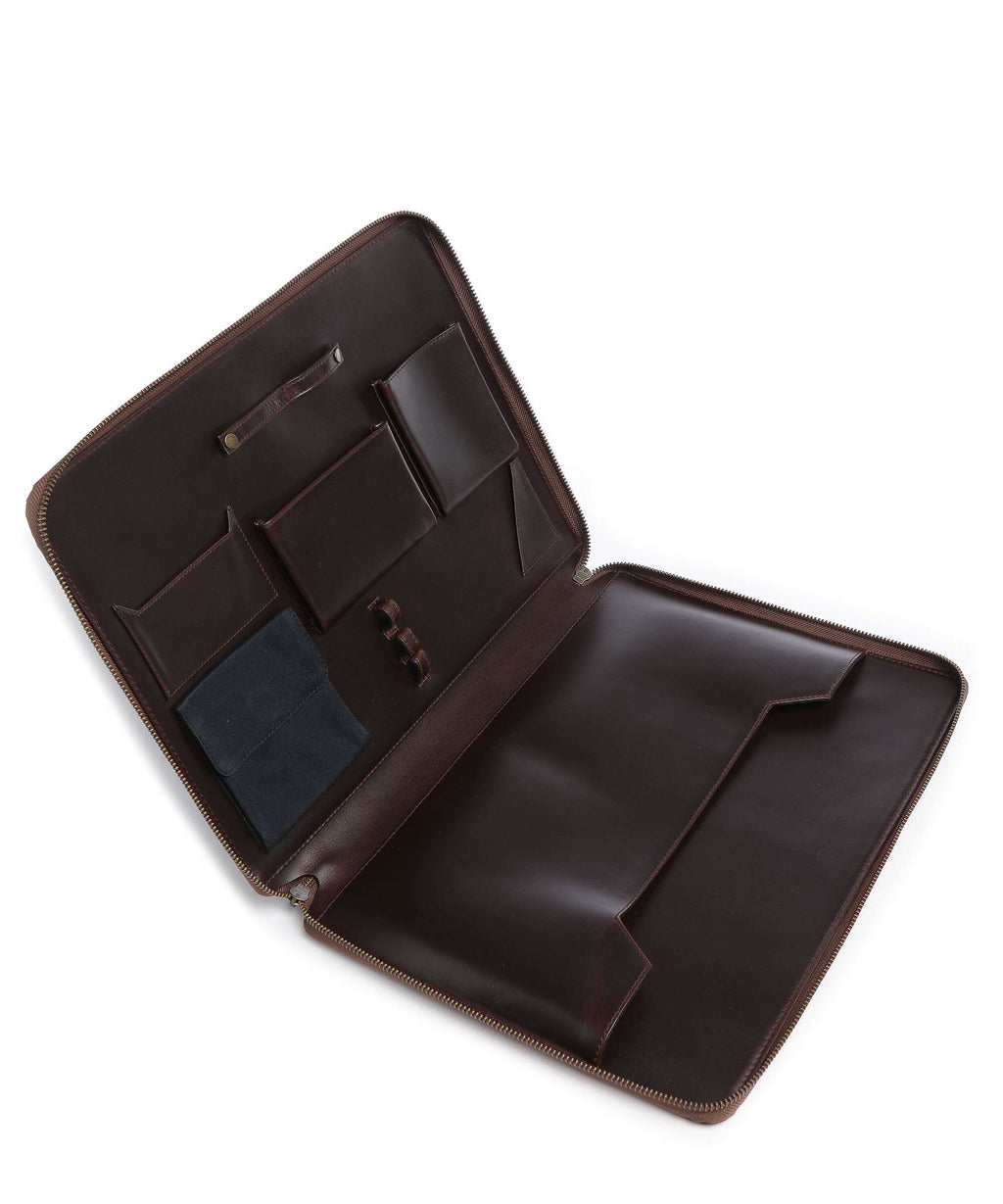 Buckle & Seam Ralph Laptop case brown