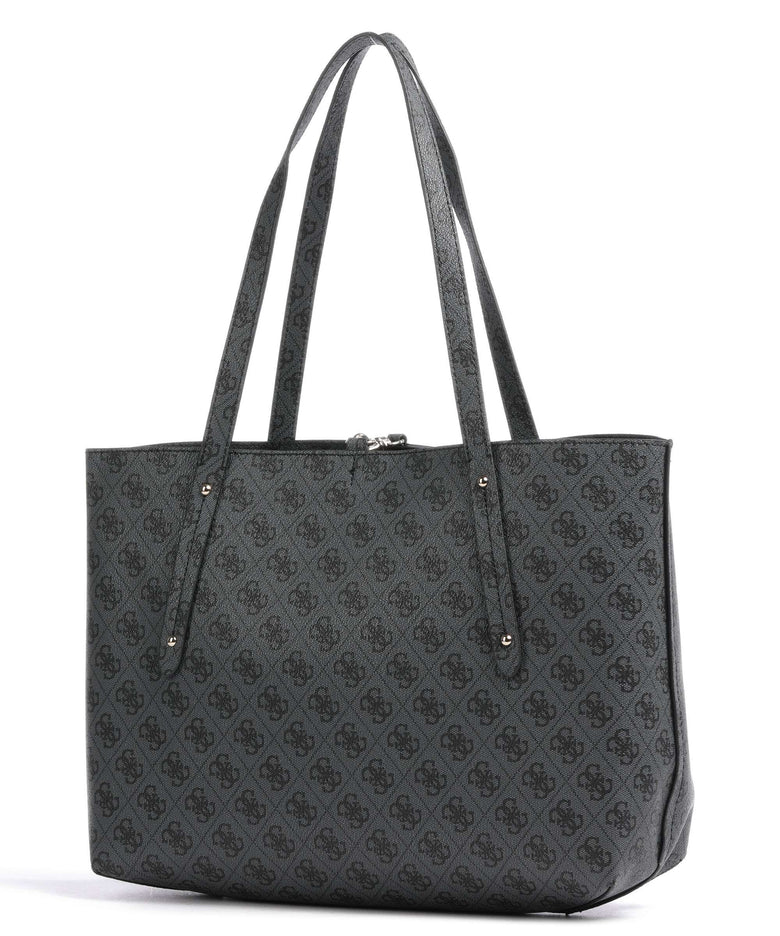 Guess Brenton Eco Tote bag coal logo