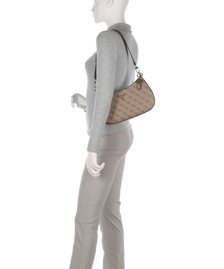 Guess Noelle Shoulder bag latte logo/brown
