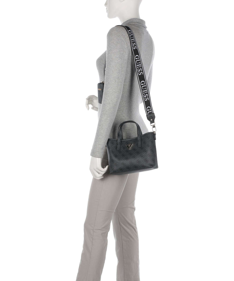 Guess Latona Handbag coal logo