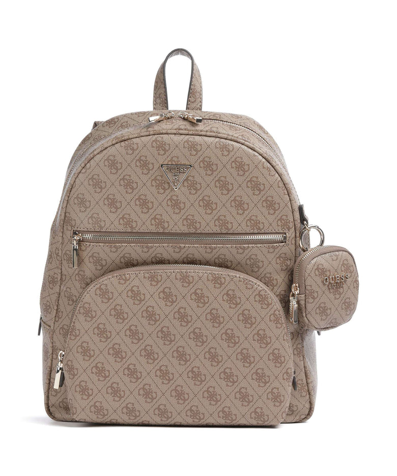Guess Power Play Backpack latte logo