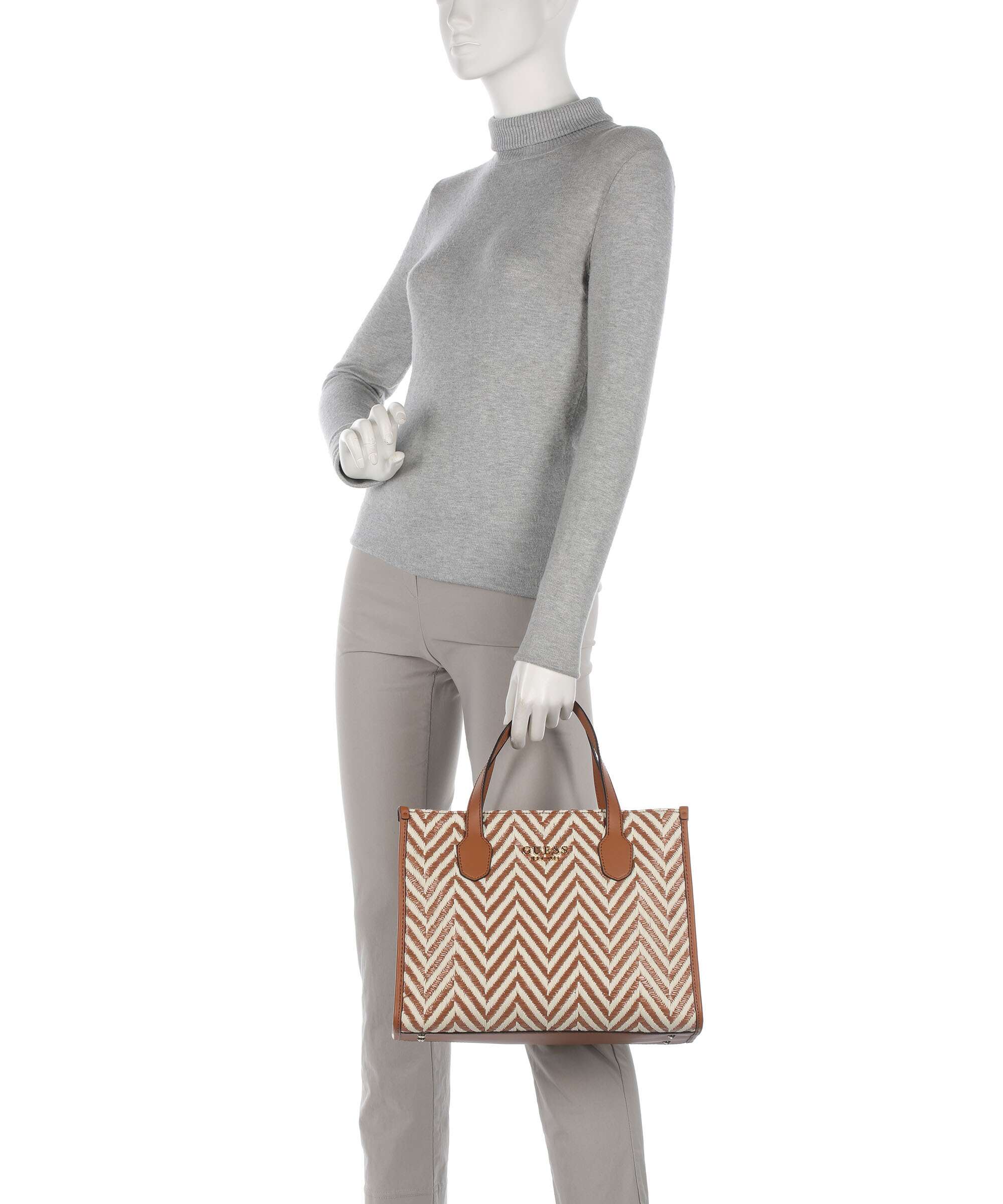Guess Silvana Handbag cognac