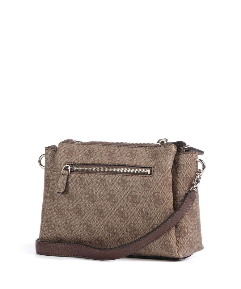 Guess Noelle Crossbody bag latte logo/brown