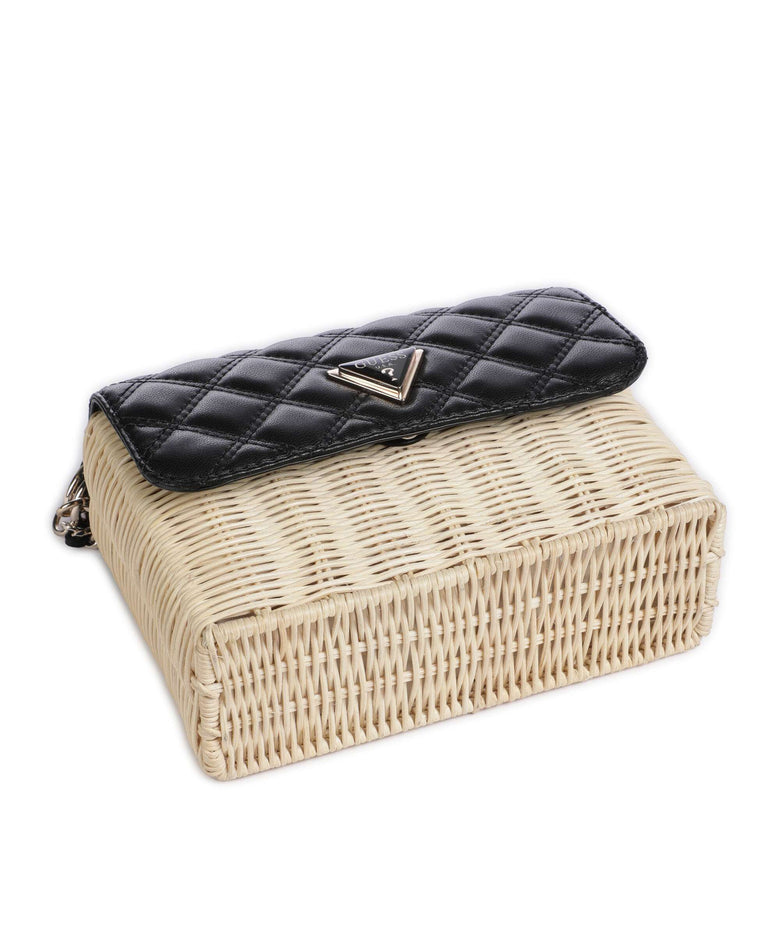 Guess Giully Shoulder bag natural/black
