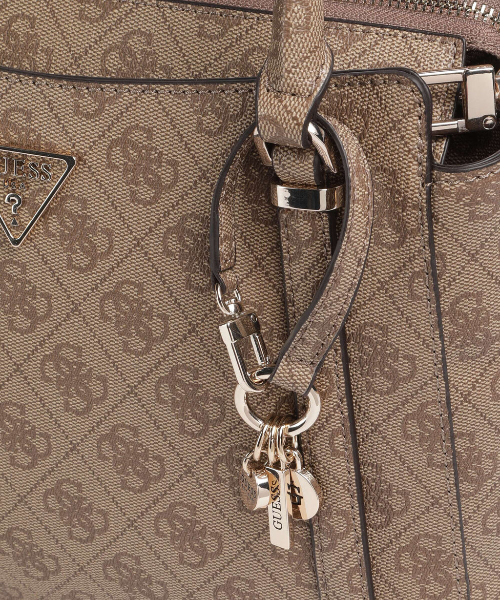 Guess Erica Eco Handbag latte logo