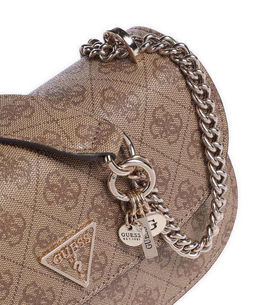 Guess Erica Eco Shoulder bag latte logo