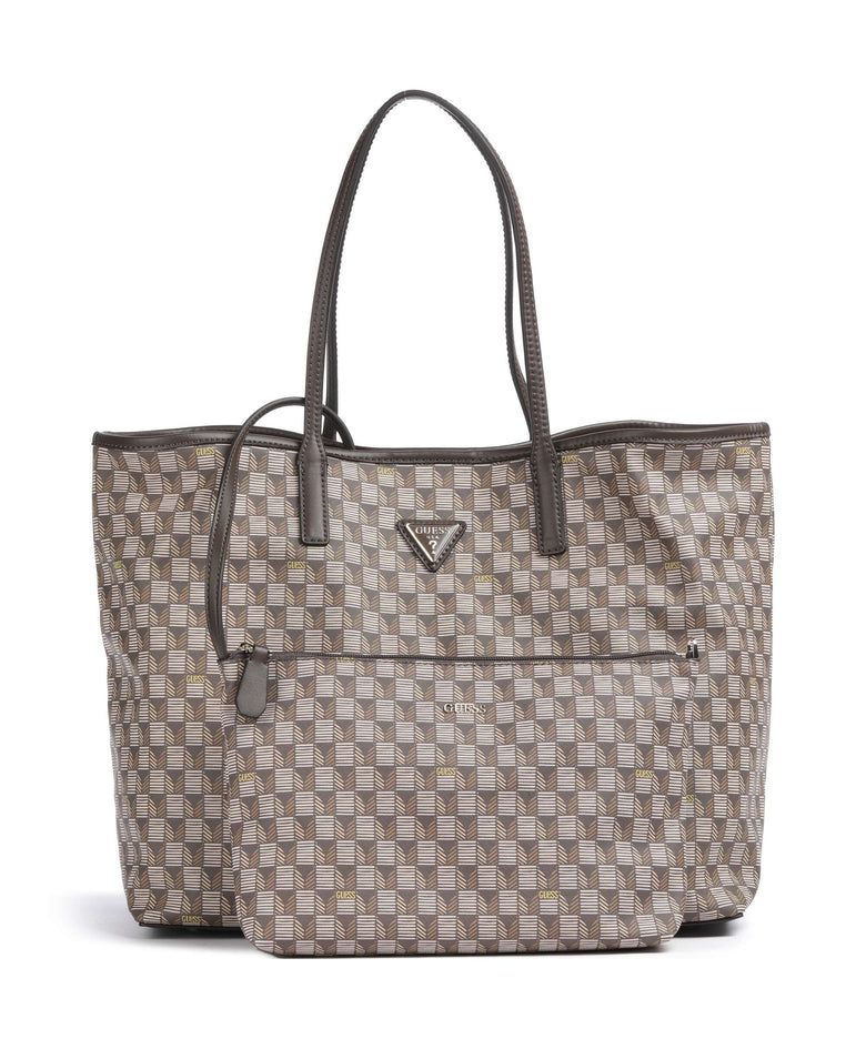 Guess G Wave Large Tote bag brown logo