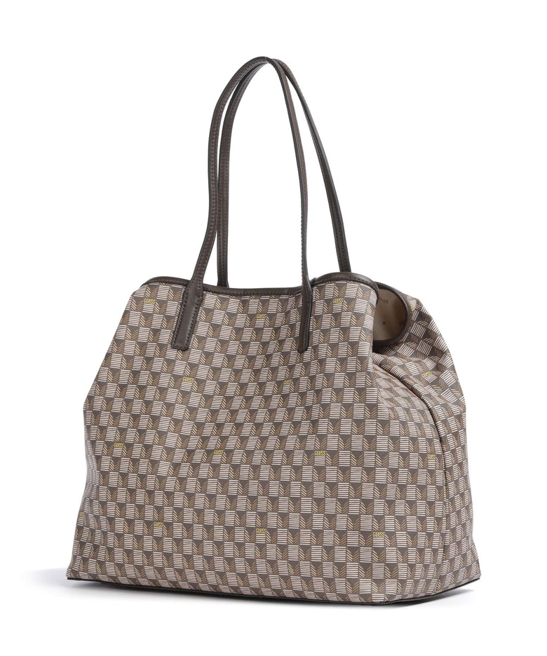 Guess G Wave Large Tote bag brown logo