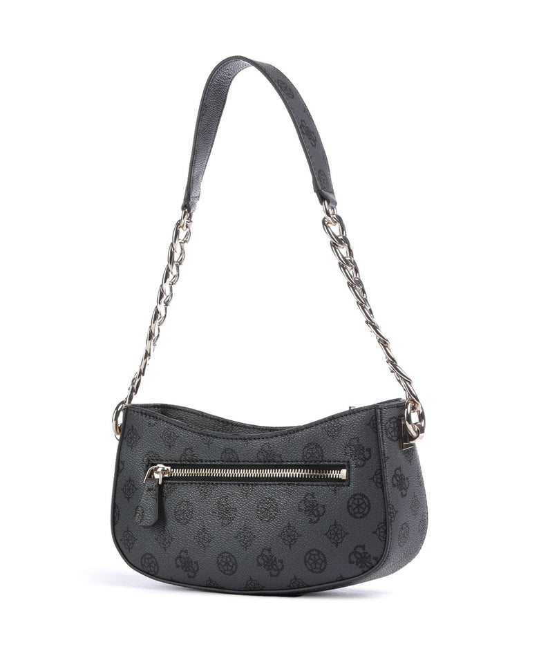Guess Evelune Shoulder bag charcoal logo