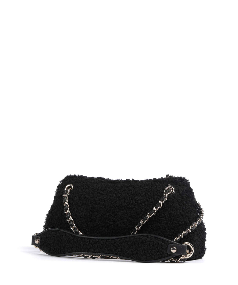 Guess Aslia Shearling Shoulder bag black