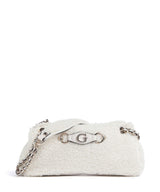 Guess Aslia Shearling Torba na ramię white
