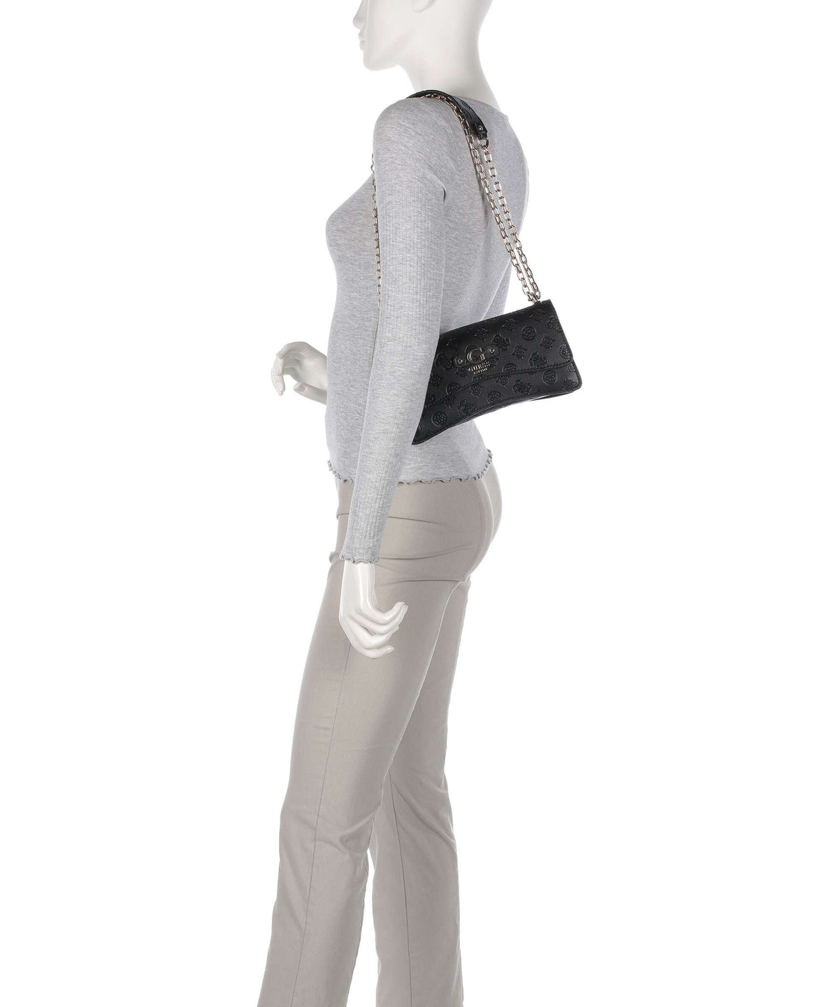 Guess Gerty Peony Shoulder bag black