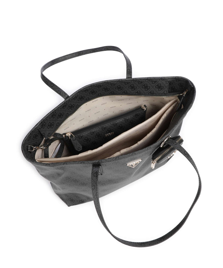 Guess Power Play Tote bag coal logo