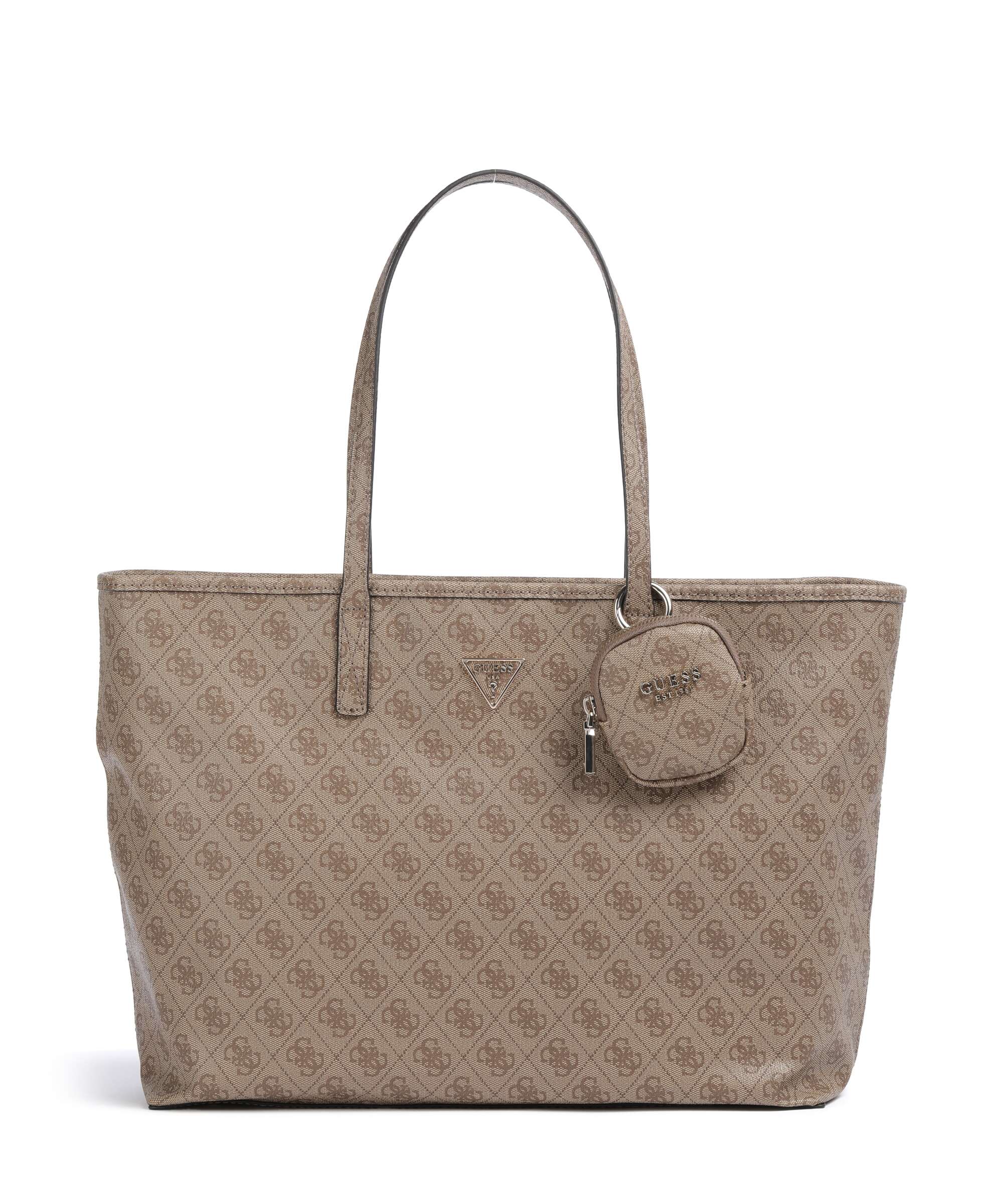Guess Power Play Tote bag latte logo