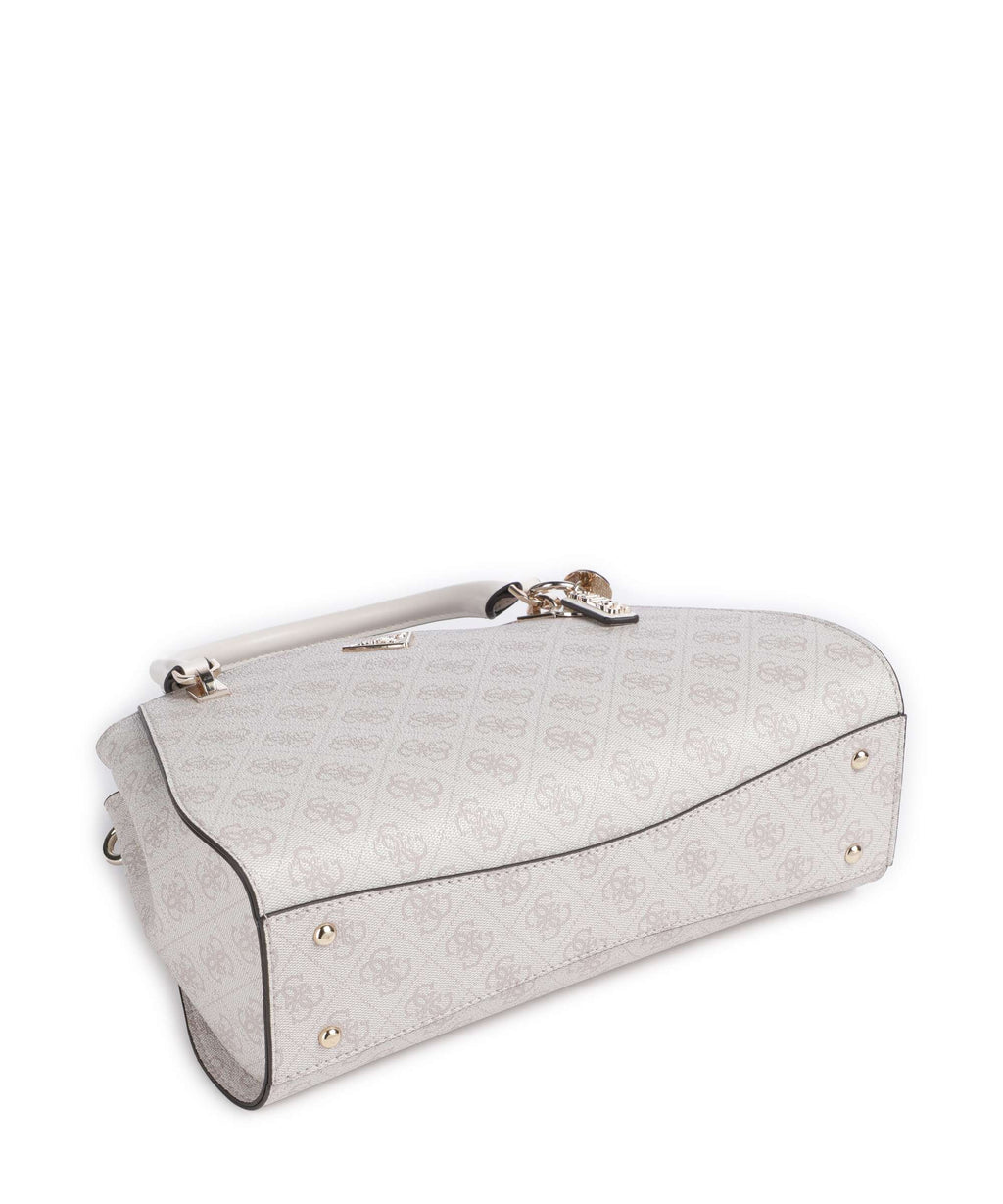 Guess Noelle 4G Basique Logo Handbag dove logo