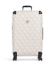 Guess Berta Maxi 4G Walizka na 4 kołach sand logo