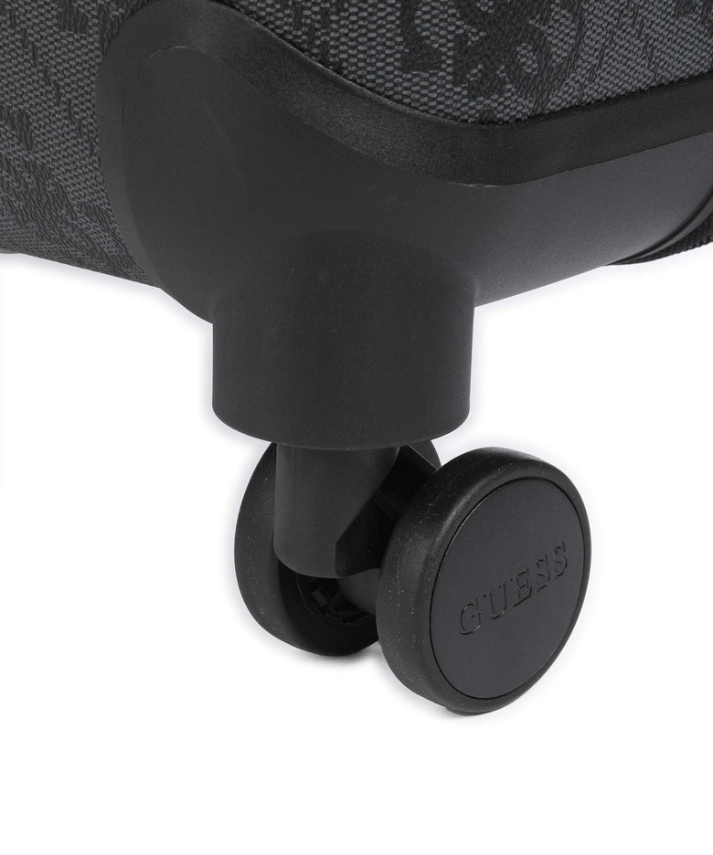 Guess Berta Maxi 4G Spinner (4 wheels) coal logo