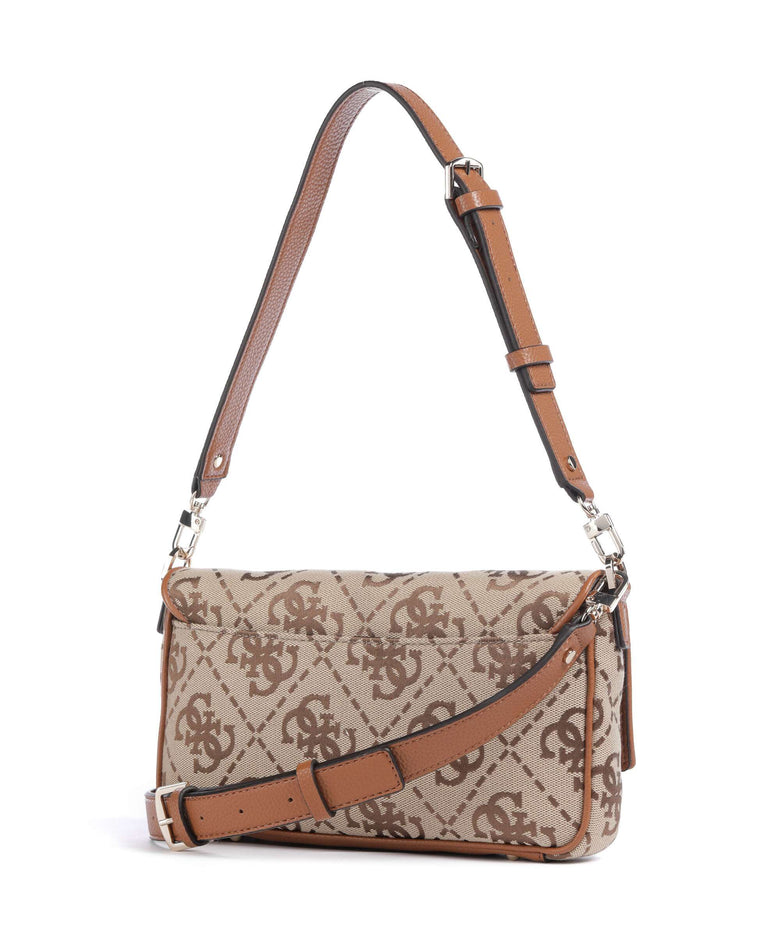 Guess Circe Shoulder bag latte logo