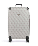 Guess Berta 4G Logo Spinner (4 wheels) dark taupe logo