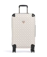 Guess Wilder Walizka na 4 kołach beige/white