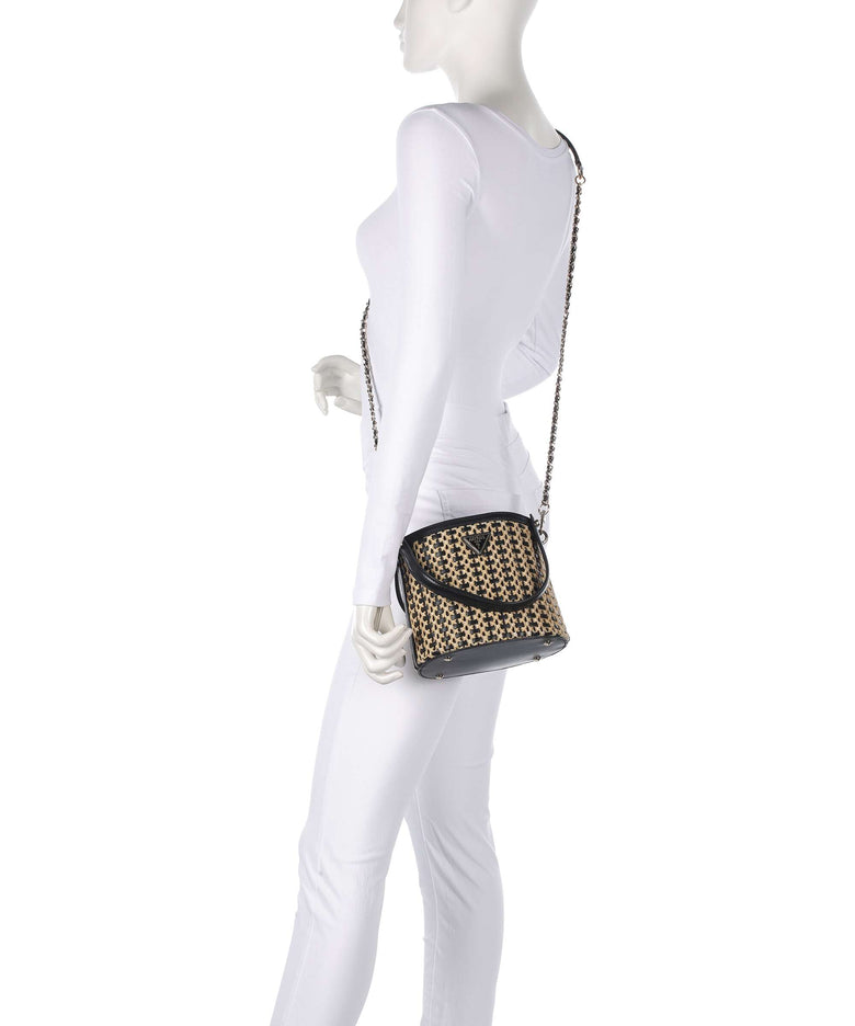 Guess Atalia Bucket bag natural/black