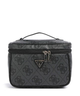 Guess Berta 4G Logo Torby toaletowe coal logo