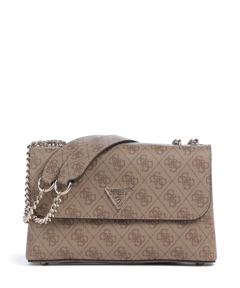 Guess Erica Eco Shoulder bag latte logo