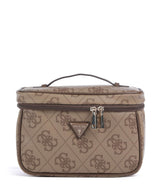 Guess Berta 4G Logo Torby toaletowe latte logo/brown