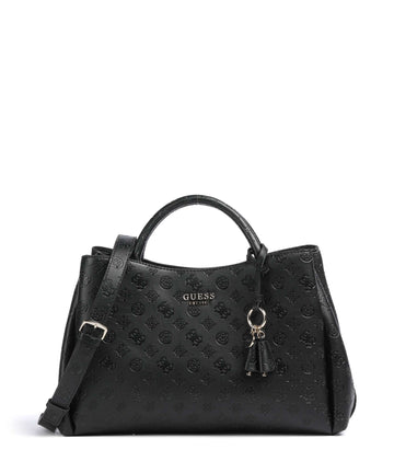 Guess Phoebe Peony Debossed Torebka black logo