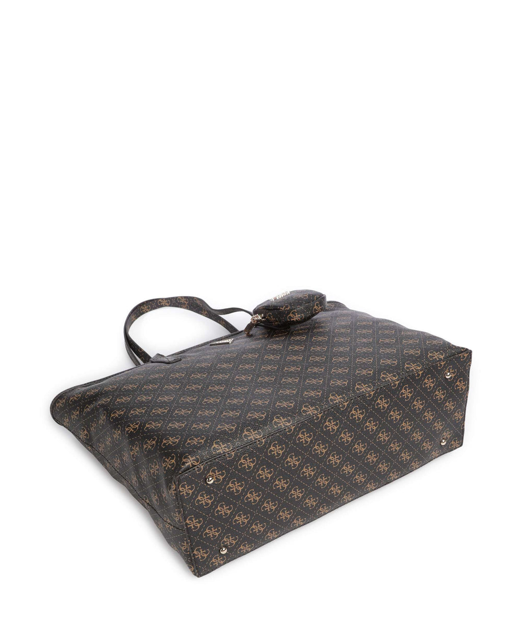 Guess Power Play Tote bag brown logo
