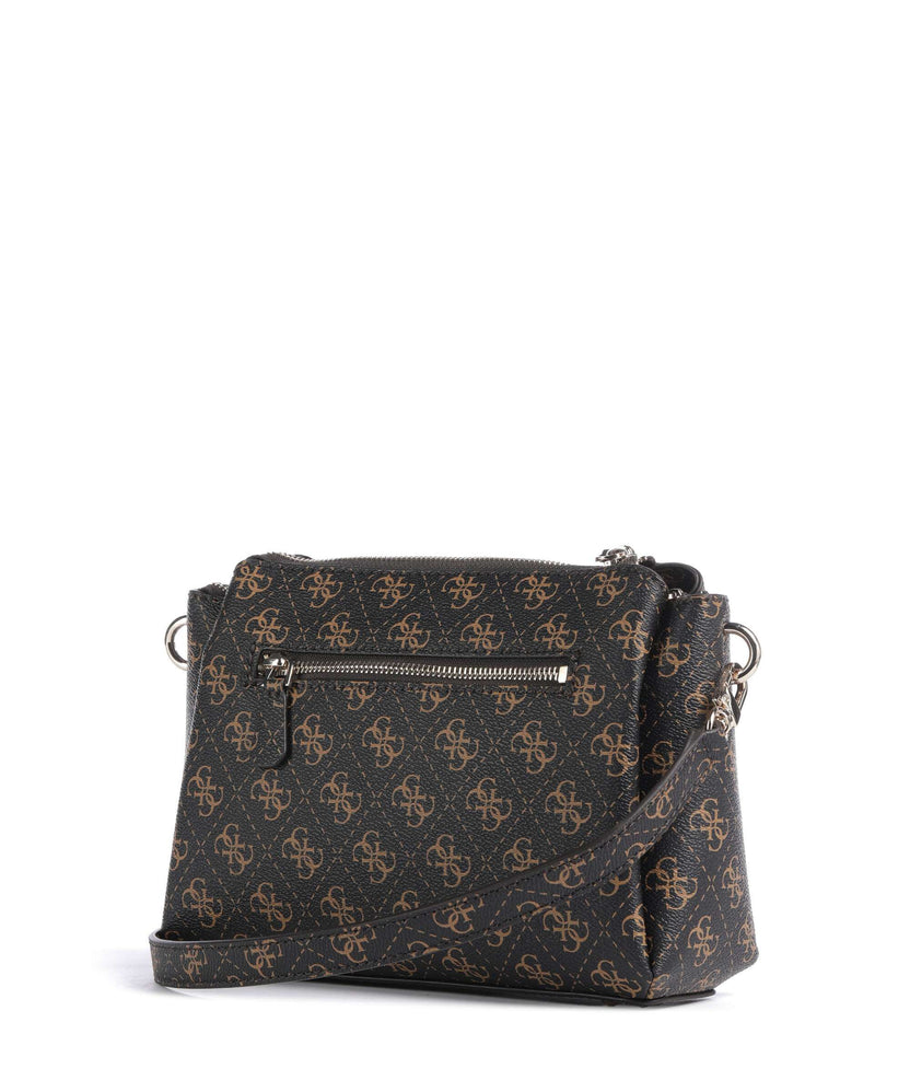 Guess Noelle Q Logo Crossbody bag brown logo