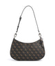 Guess Noelle Q Logo Shoulder bag brown logo